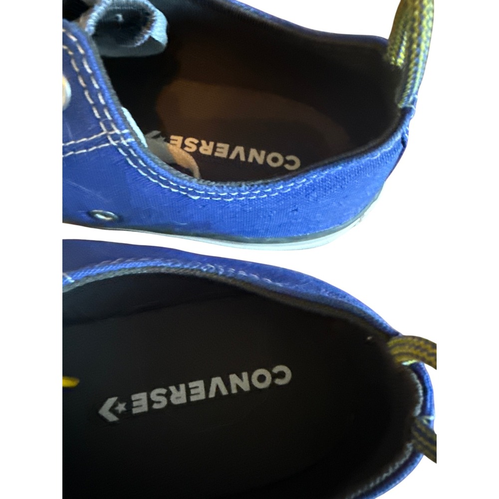 Converse All Star Low Top Blue Canvas Sneakers Youth 6 Women's‎ 7.5 - Picture 3 of 7